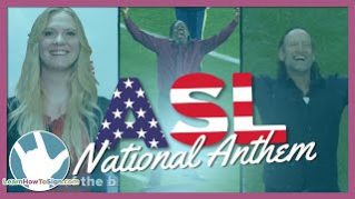 National Anthem Deaf Performance | ASL Breakdown