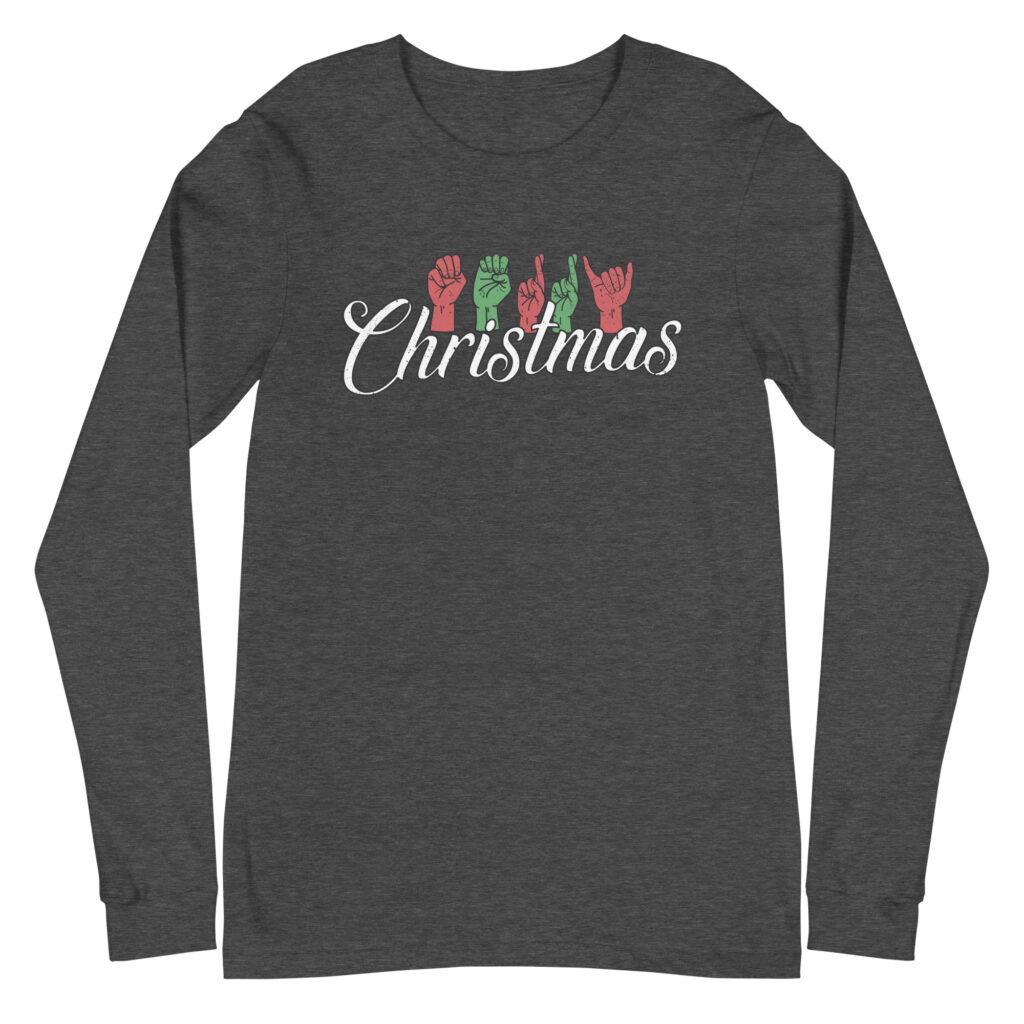 Merry Christmas ASL Long-Sleeve Tee
